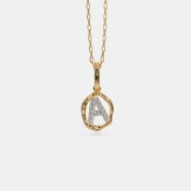 The Naamya A Initial Pendant - thumb 4