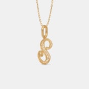 The Syloura S Initial Pendant - thumb 3