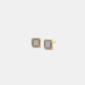 The Iola Pave Stud Earrings - thumb 1