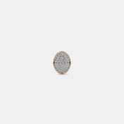 The Valente Pave Stud Earrings - thumb 7