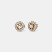 The Zavera Solitaire Stud Earrings - thumb 1