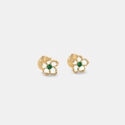 The White Blossom Kids Earrings - thumb 4