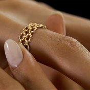 The Chain Vain Band Ring - thumb 6