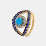 The Mikaela Evil Eye Ring - thumb 1