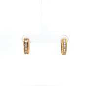The Dazzle Edge Hoop Earrings - thumb 1
