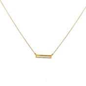 The Dazzle Edge Pendant Necklace - thumb 2