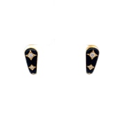 The Dark Sky Dazzle J Hoop Earrings - thumb 1