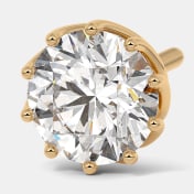 The Viron Solitaire Stud Earrings - thumb 5