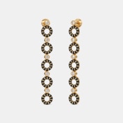 The Strippy Shoulder Duster Earrings - thumb 1