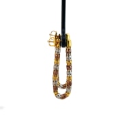 The Tromino Dangle Hoop Earrings - thumb 5