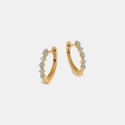 The Sweya Huggie Earrings - thumb 6