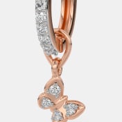The Mariphelle Multi Pierced Hoop Earrings - thumb 3