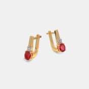 The Neyara Huggie Earrings - thumb 5