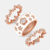 The Lunalit Bridal Ring Set - thumb 1