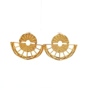 The Weavenn Chandbali Earrings - thumb 3
