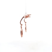 The Rosalinda Dangle Hoop Earrings - thumb 4