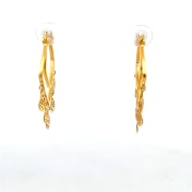 The Thomas Dangle Hoop Earrings - thumb 5