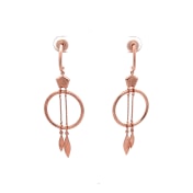 The Yannik Dangle Hoop Earrings - thumb 3
