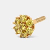 The Yellow Sapphire Azerbaijan Stud Earrings - thumb 3