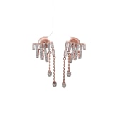 The Urbanite Dangle Hoop Earrings - thumb 1