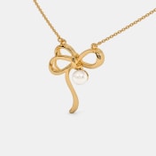 The Tiana Bow Pendant Necklace - thumb 1