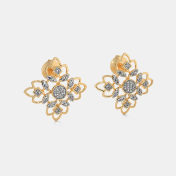 The Haute Lotus Stud Earrings - thumb 4