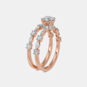 The Lumiere Des Etoiles Bridal Ring Set - thumb 8