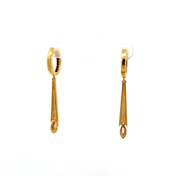 The Netanya Dangle Hoop Earrings - thumb 5