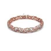 The Regal Lotus Round Bangle - thumb 5
