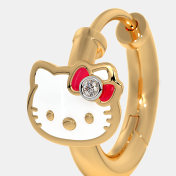 The Shiny Kitty Kids Huggie Earrings - thumb 3