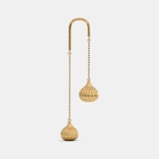 The Nova Drop Sui Dhaga Earrings - thumb 5