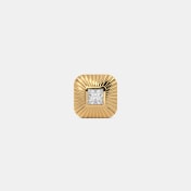 The Princess Love Solitaire Stud Earrings - thumb 7