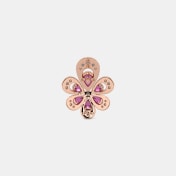 The Crimson Bloom Stud Earrings - thumb 6