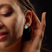 The Turquoisetide Stud Earrings - thumb 4