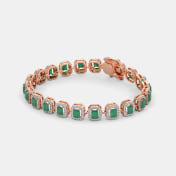 The Emerald Octet Tennis Bracelet - thumb 4