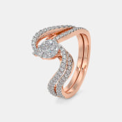 The Abstrackpear Bridal Ring Set - thumb 1