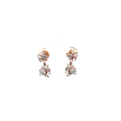 The Thylaris Solitaire Drop Earrings - thumb 1