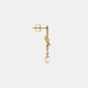 The Syem Knot Drop Earrings - thumb 6