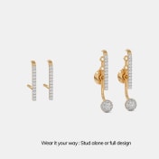 The Yorukami Front Back Earrings - thumb 4