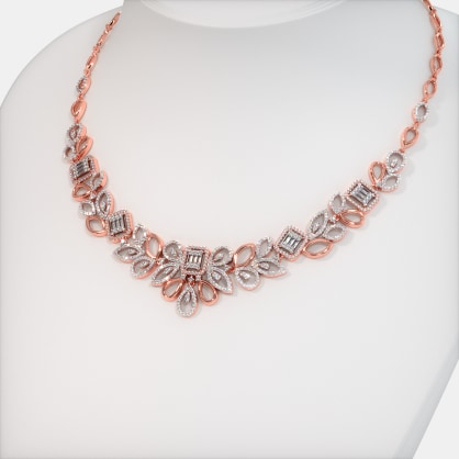 The Albira Bridal Necklace | BlueStone.com