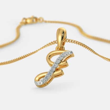The Liham J Pendant | BlueStone.com