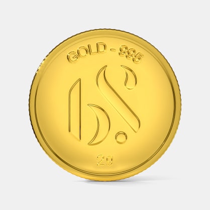 1 gram 24 KT Gold Coin BlueStone