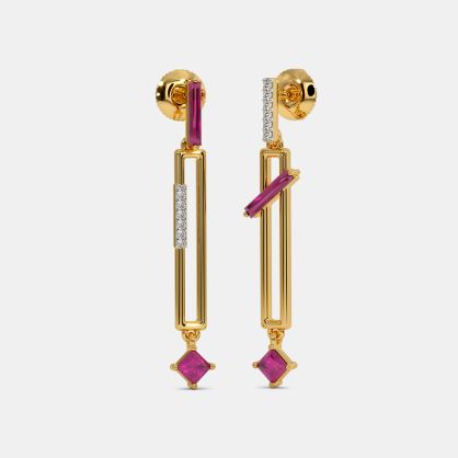 The lovanna Mismatch Drop Earrings