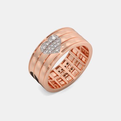 The Retro Heart Fidget Ring