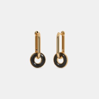 The Jika Dangle Hoop Earrings