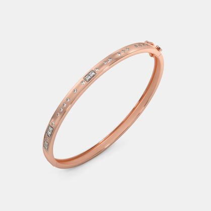 The Morse Code Cherish Bangle