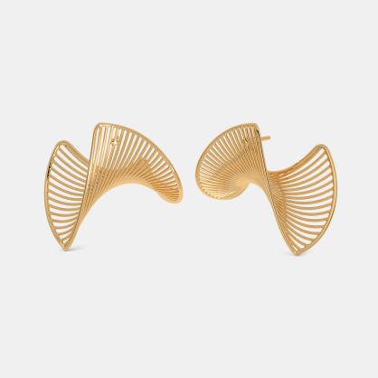 The Solvyra Orange Peel Earrings