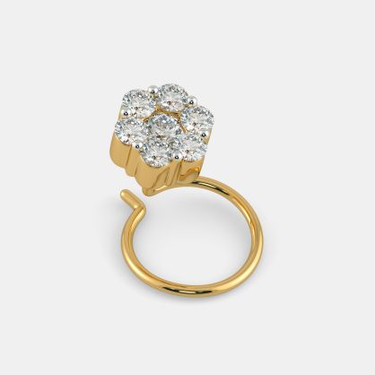 The Larkspur Nose Pin