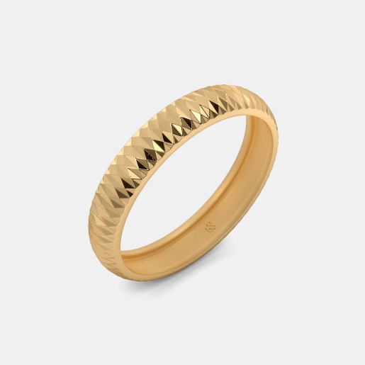 The Tesni Textured Band Ring