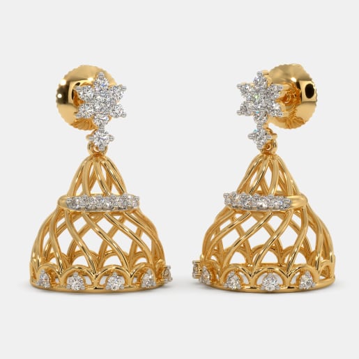 Buy 50+ Gold Jhumka Earring Designs 
